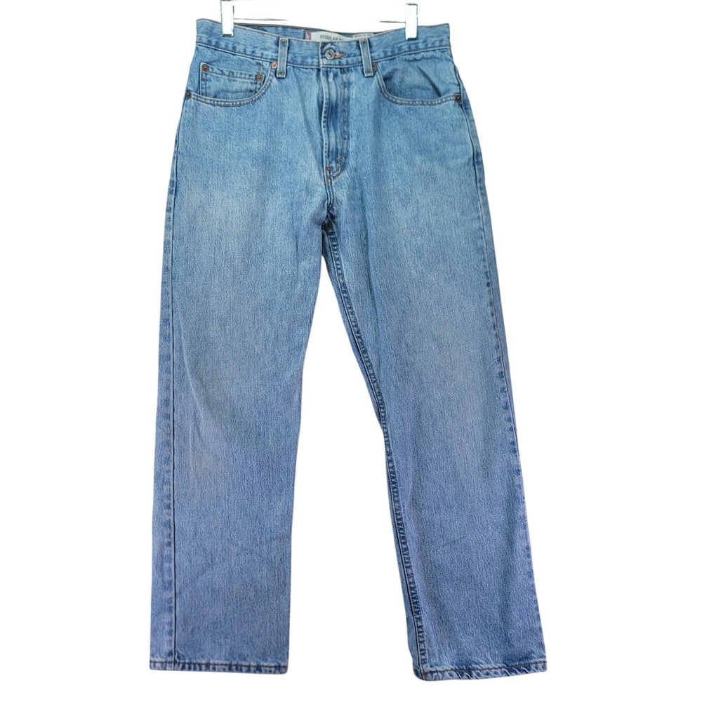 Vintage Levi's 505 Regular Fit Jeans Mens 31x29 Blue Light Wash Straight Leg Y2K